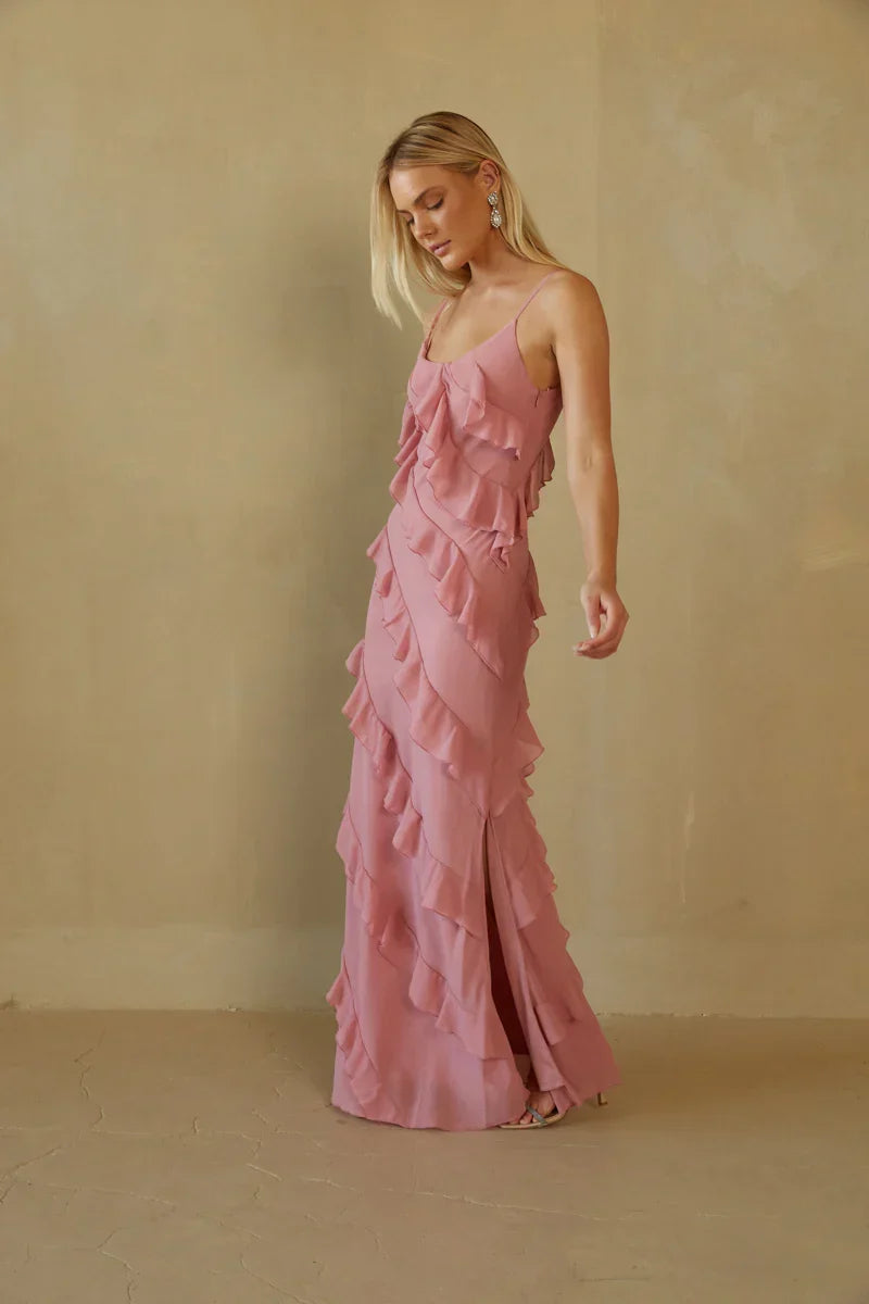 Elizabeth Tiered Ruffle Maxi Dress