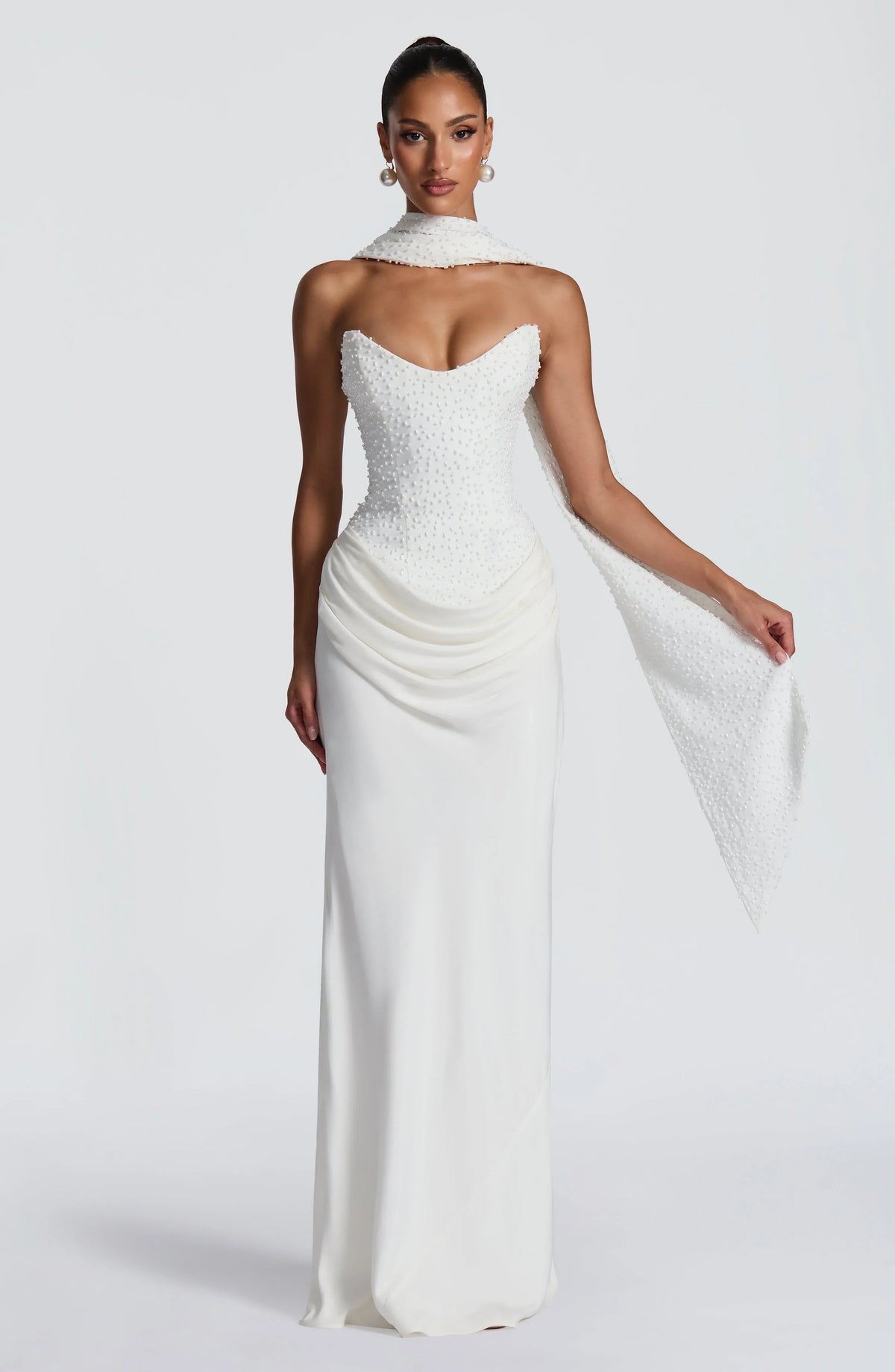 Tindra Maxi Dress - Ivory