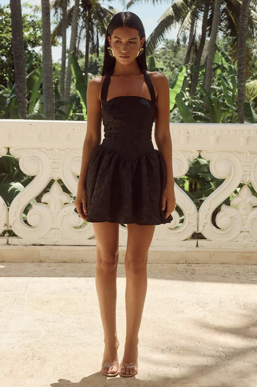 SABINE MINI DRESS - BLACK