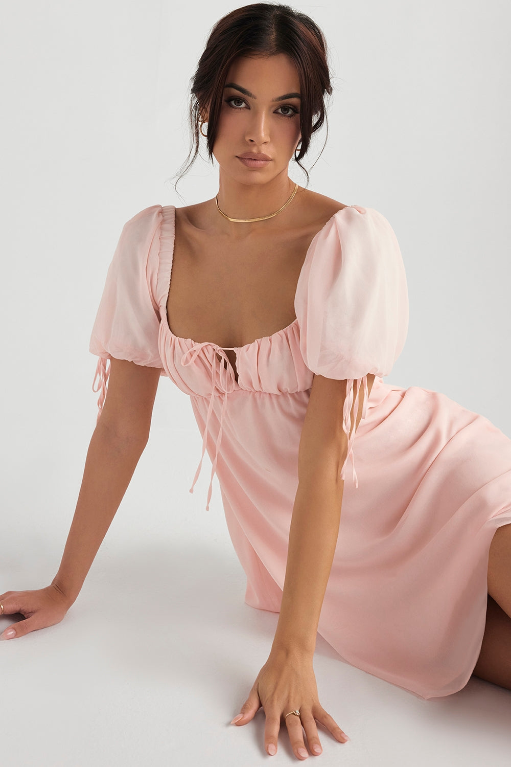 pink quartz mini dress - sale