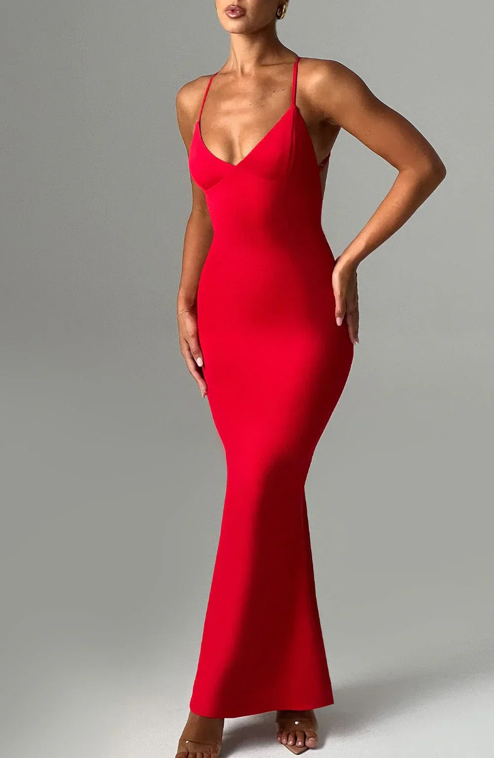 Zelda Maxi Dress - Red