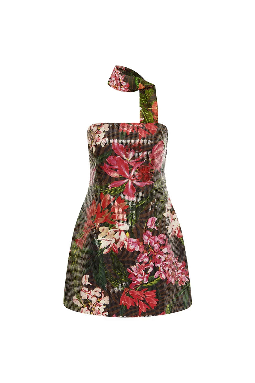 IBIZA MINI DRESS - CATARINA BLACK