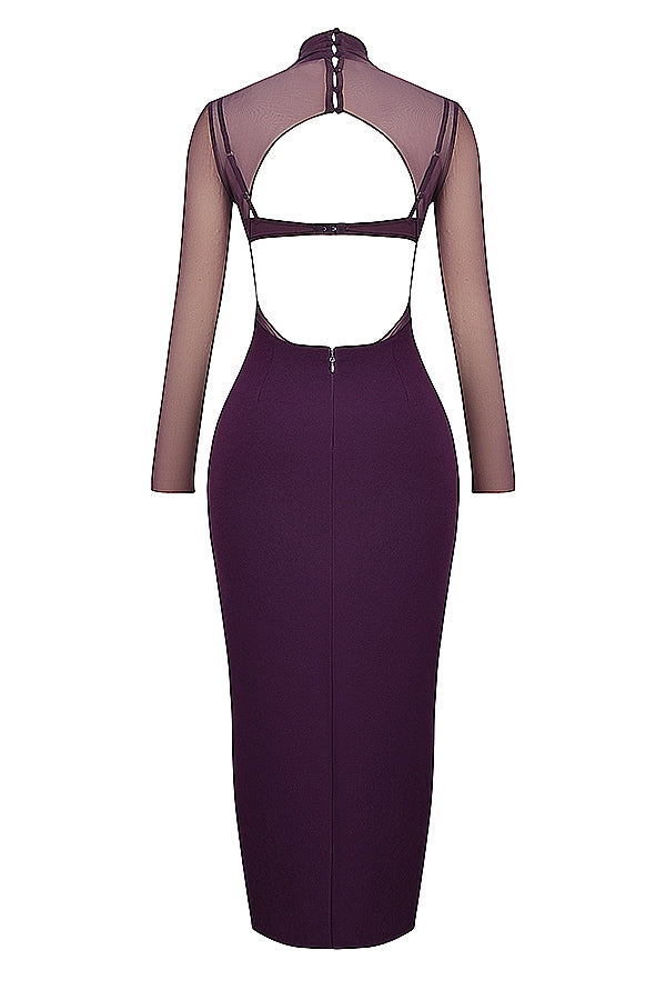 black grape maxi dress