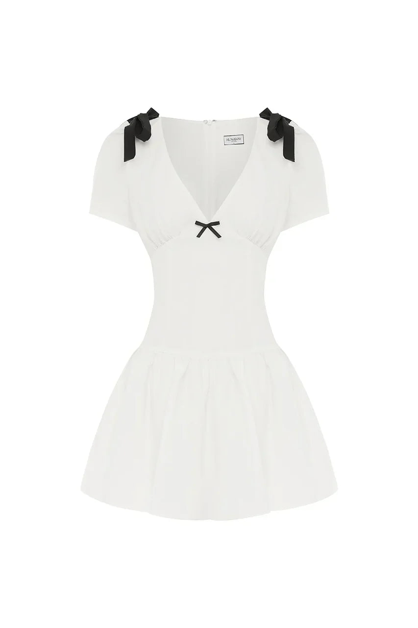 ARIARNE MINI DRESS - WHITE