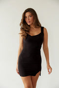 Leah Open Tie Back Mini Dress