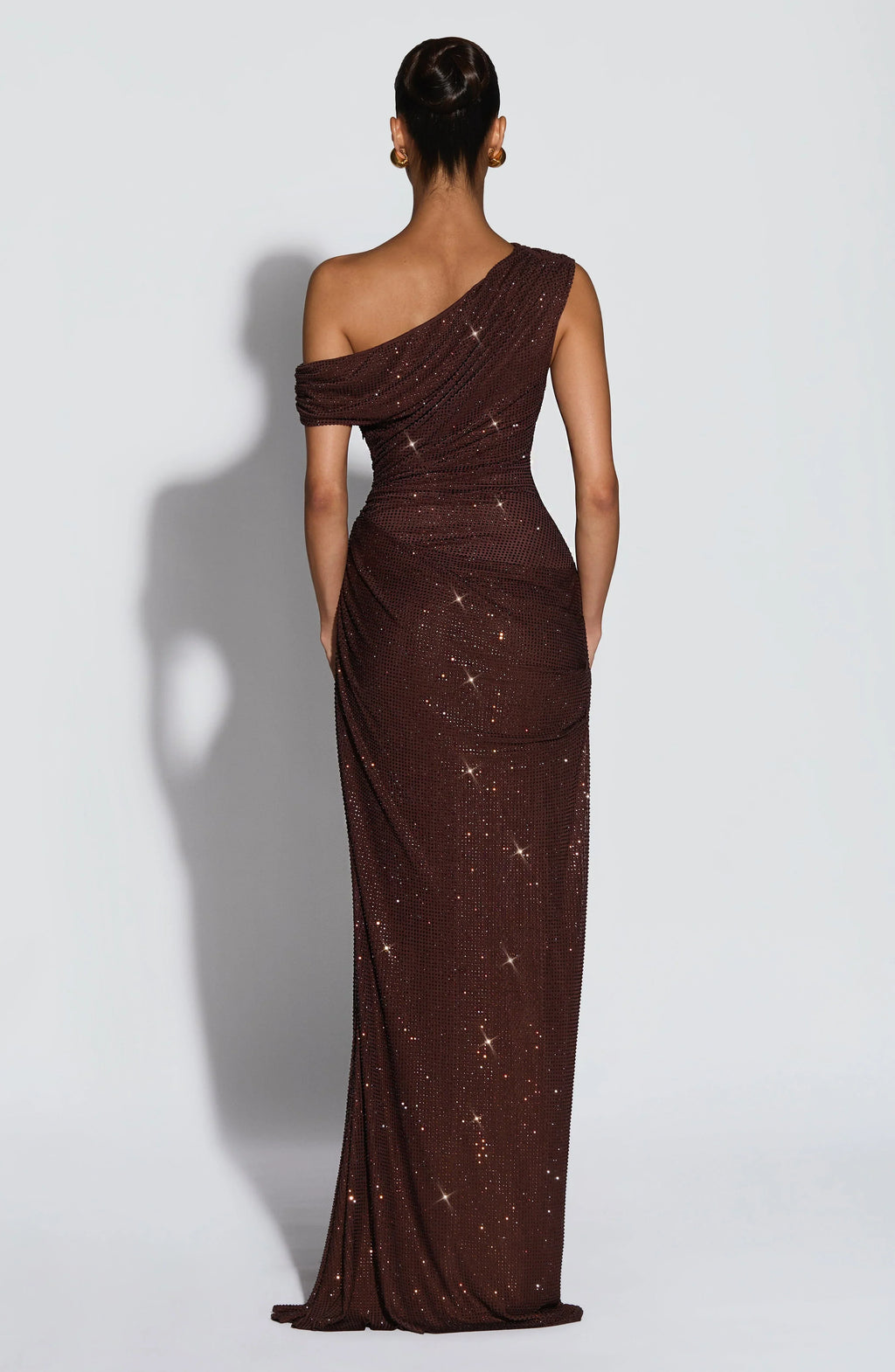 Ottilie Maxi Dress - Plum Brown