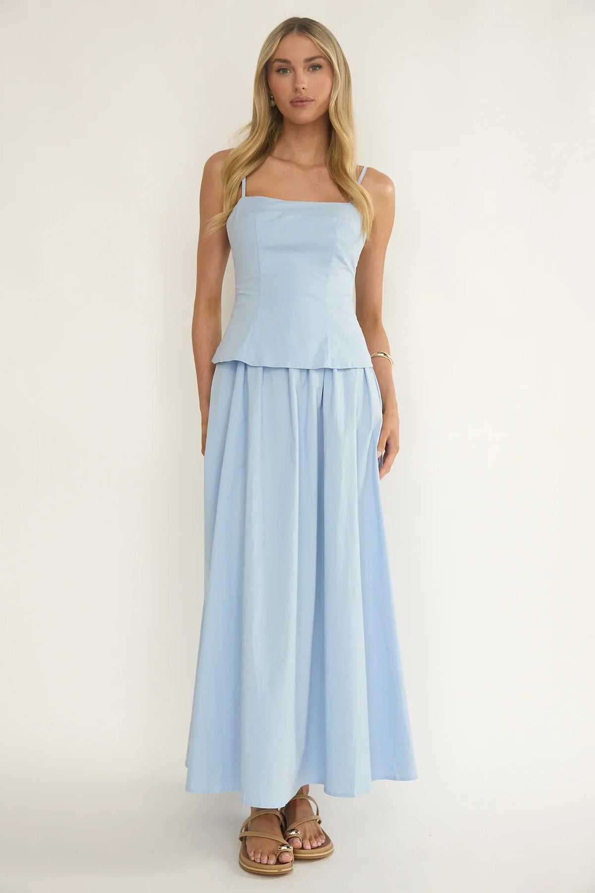 Antonita Cami Strap Maxi Dress Blue