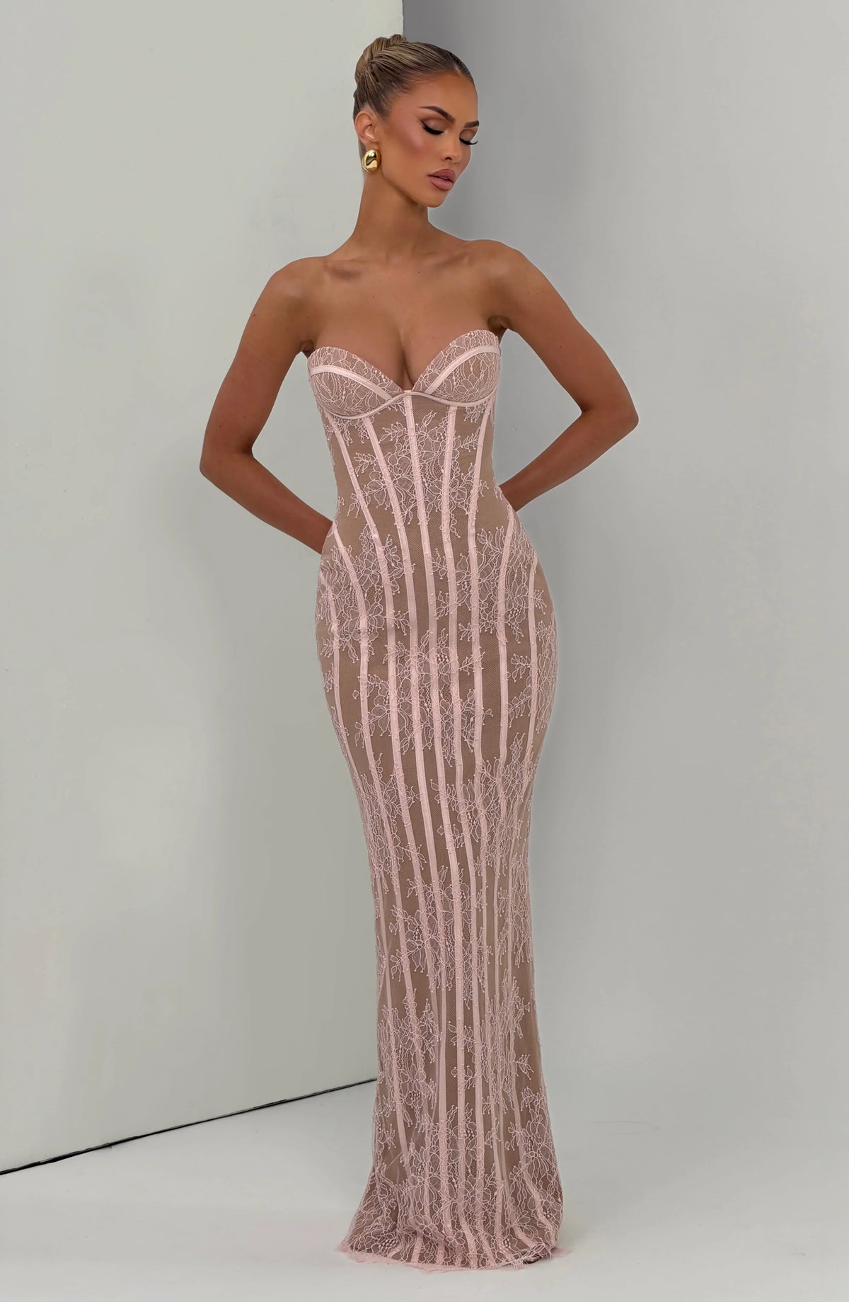 Sian Maxi Dress - Blush