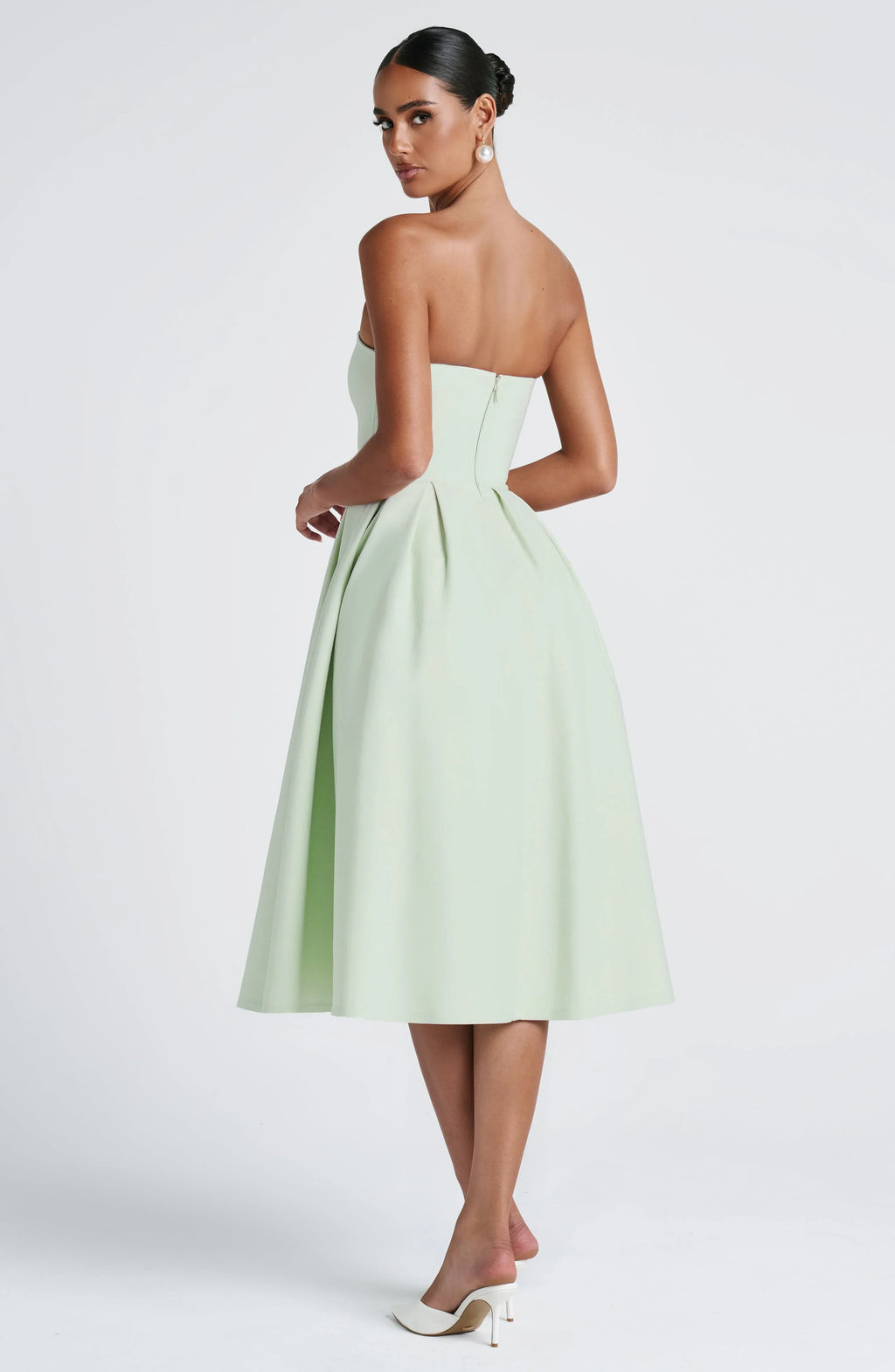 Edith Midi Dress - Mint