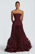 Seraphina Gown - Cherry Lacquer