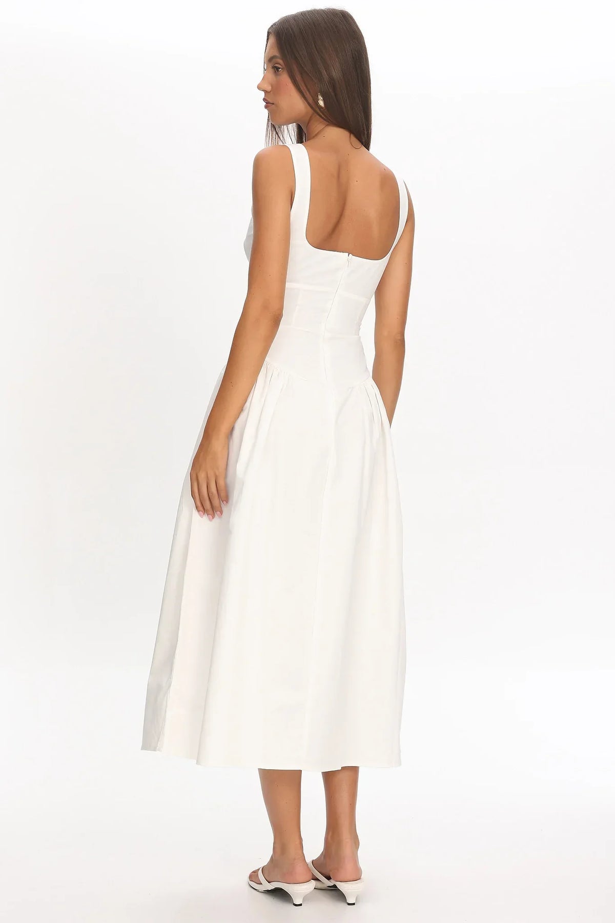 LIONESS Luna Rosa Maxi Dress Porcelain