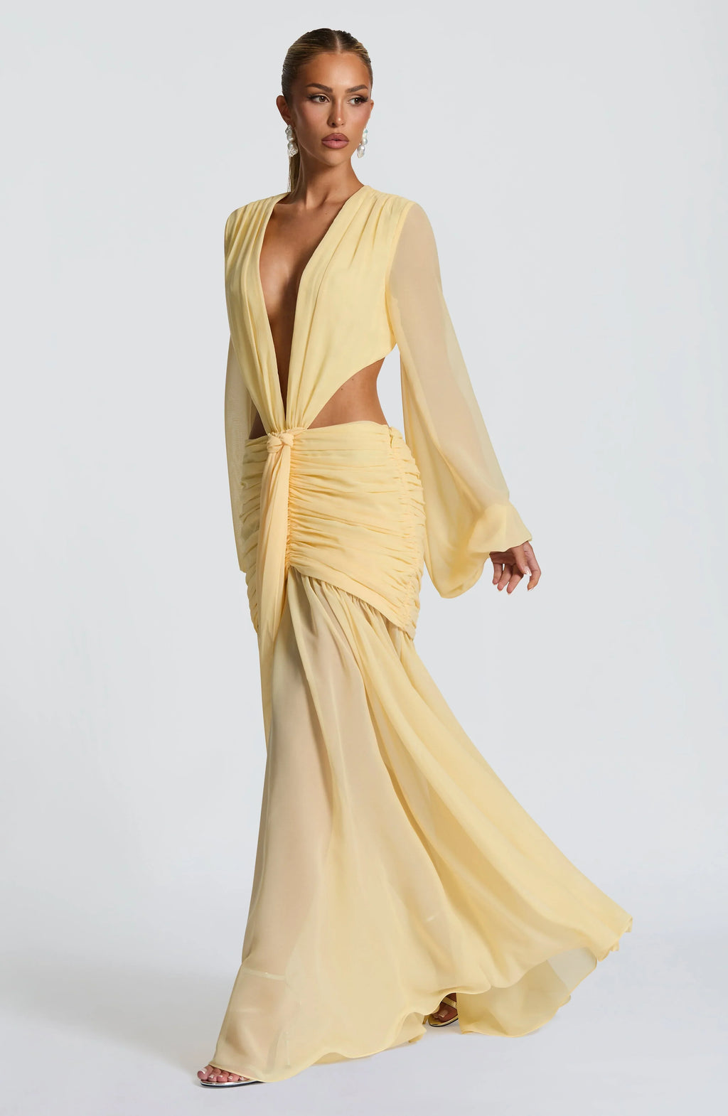Andrina Maxi Dress - Lemon