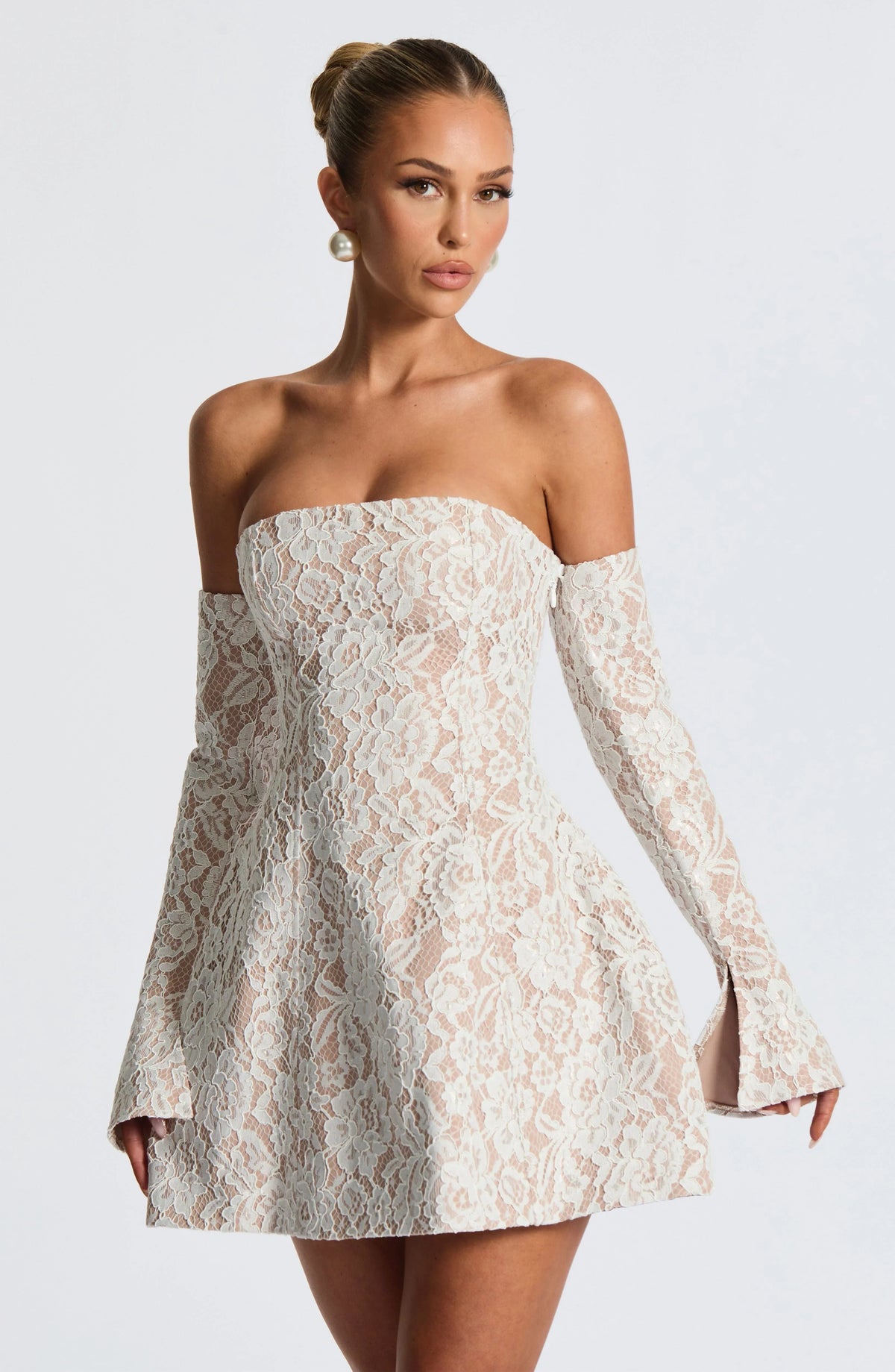 Salone Mini Dress - Ivory
