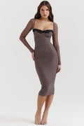 smoke corset dress