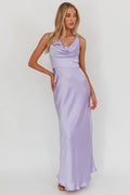 Lainy Cowl Bust Maxi Dress Lilac