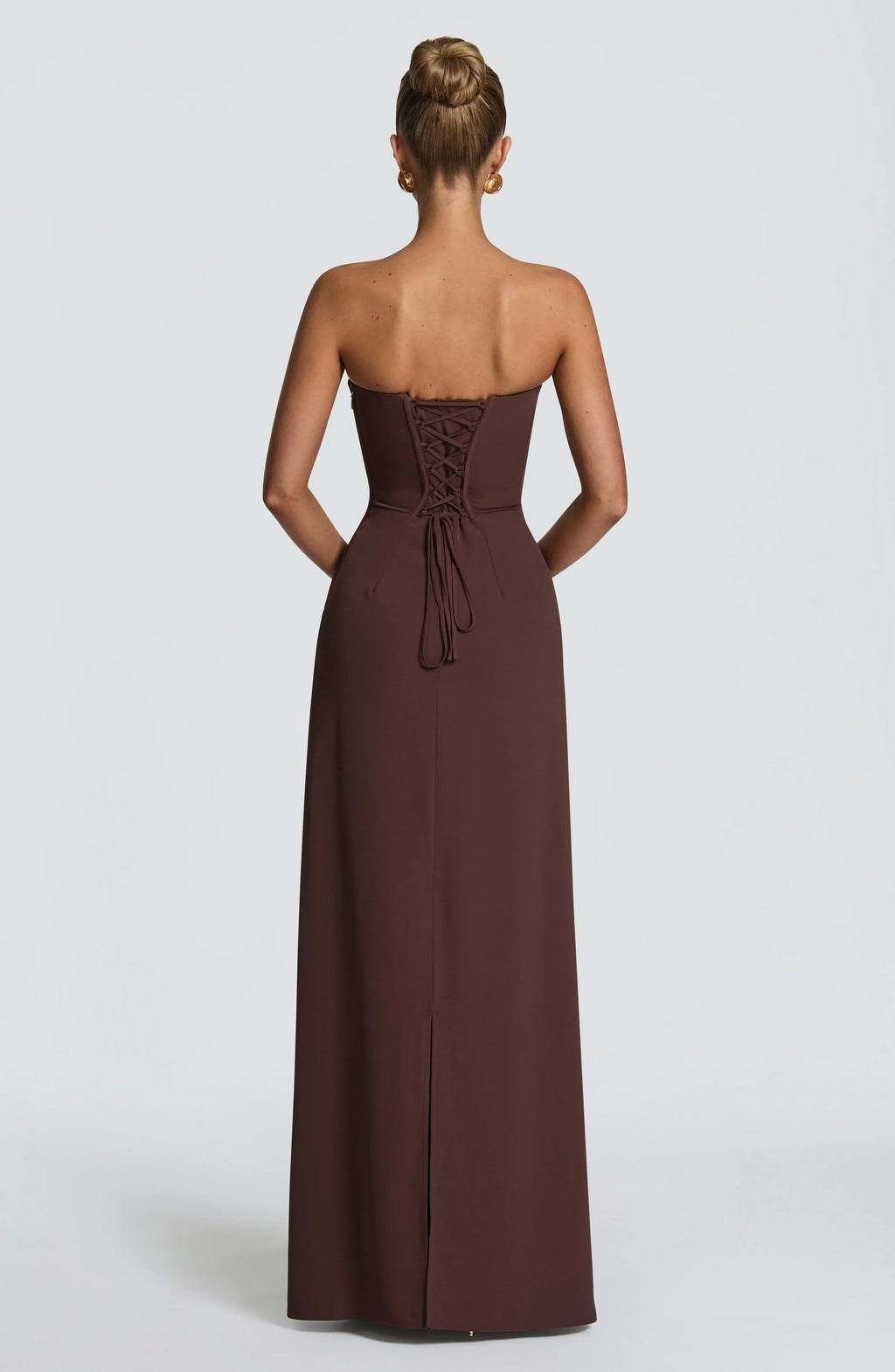Irmina Maxi Dress - Plum Brown
