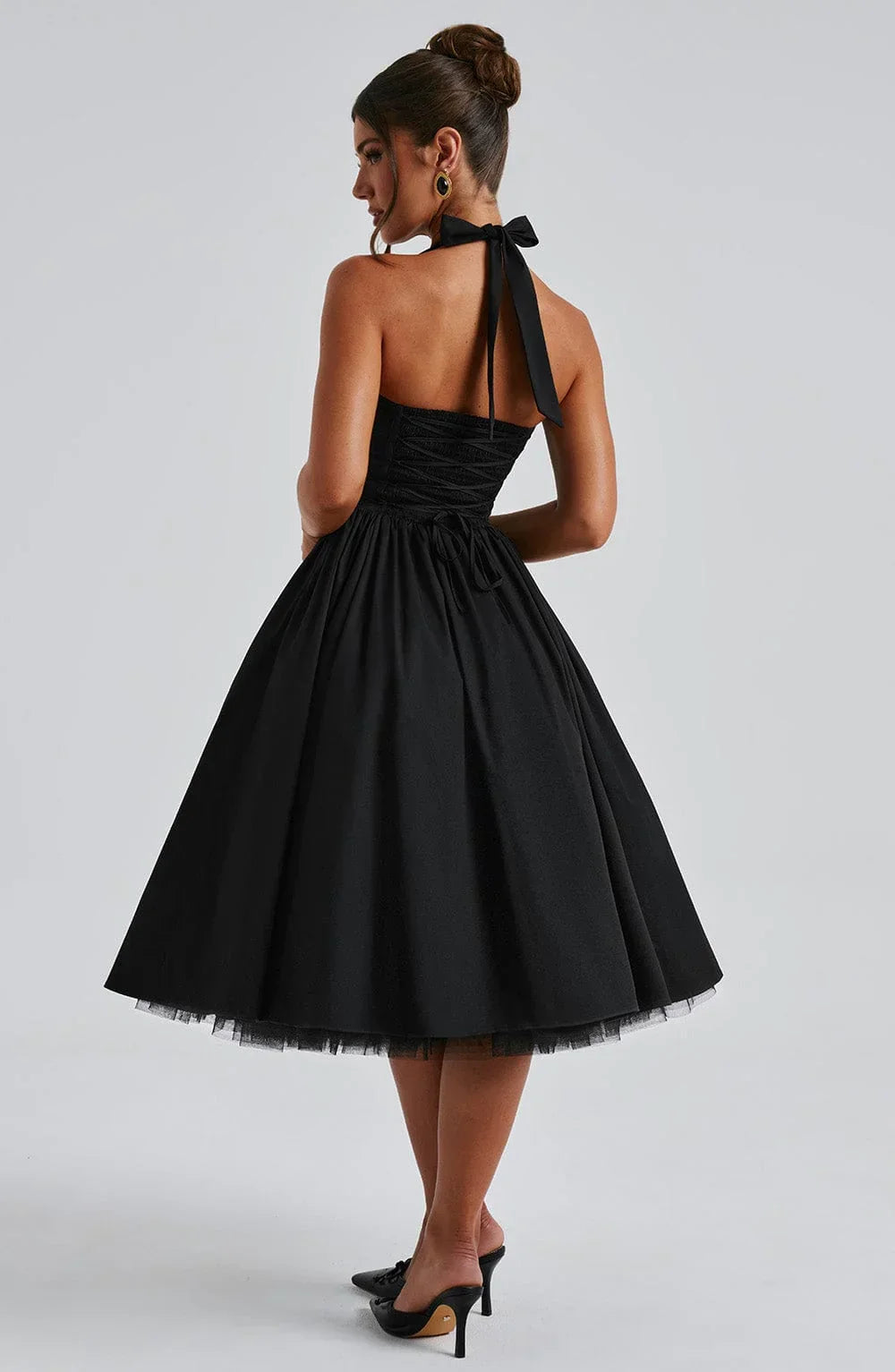 Cressida Midi Dress - Black