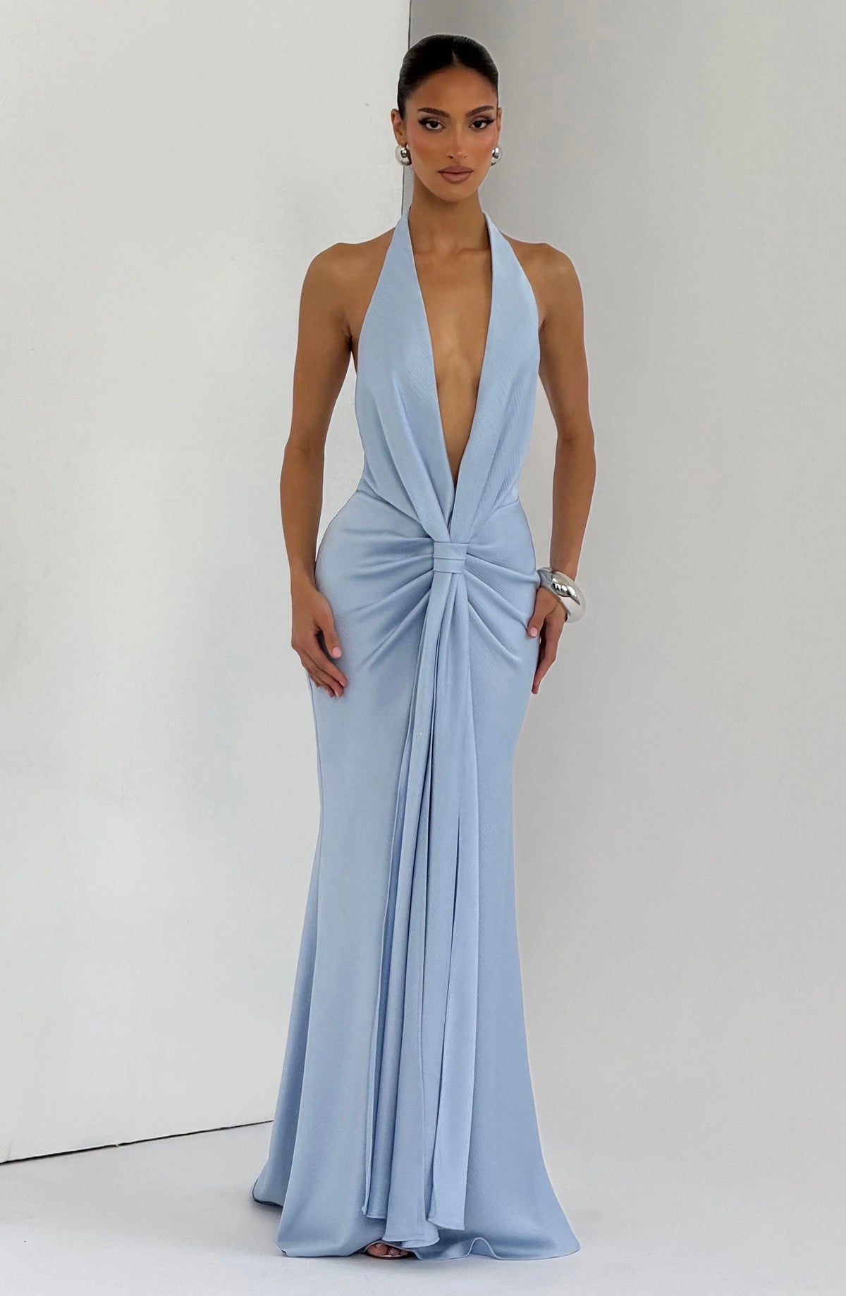 Linette Gown - Glacier Blue