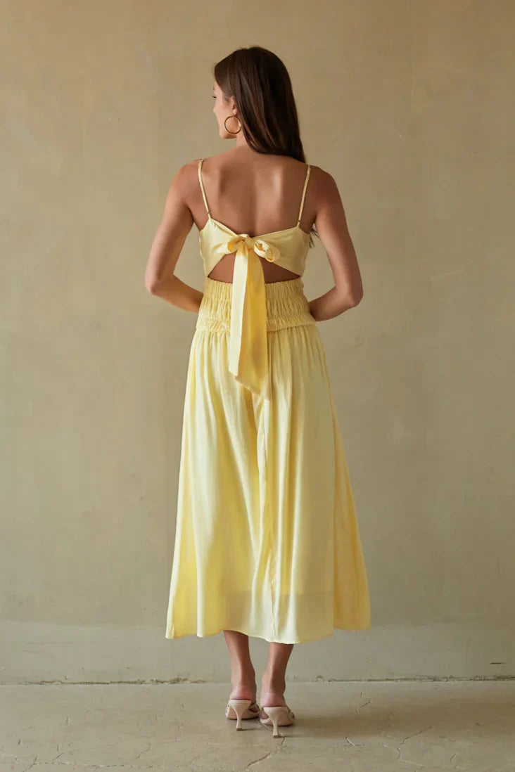 Roxana Smocked Midi Dress