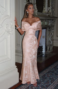 Emberly Maxi Dress - Soft Peach