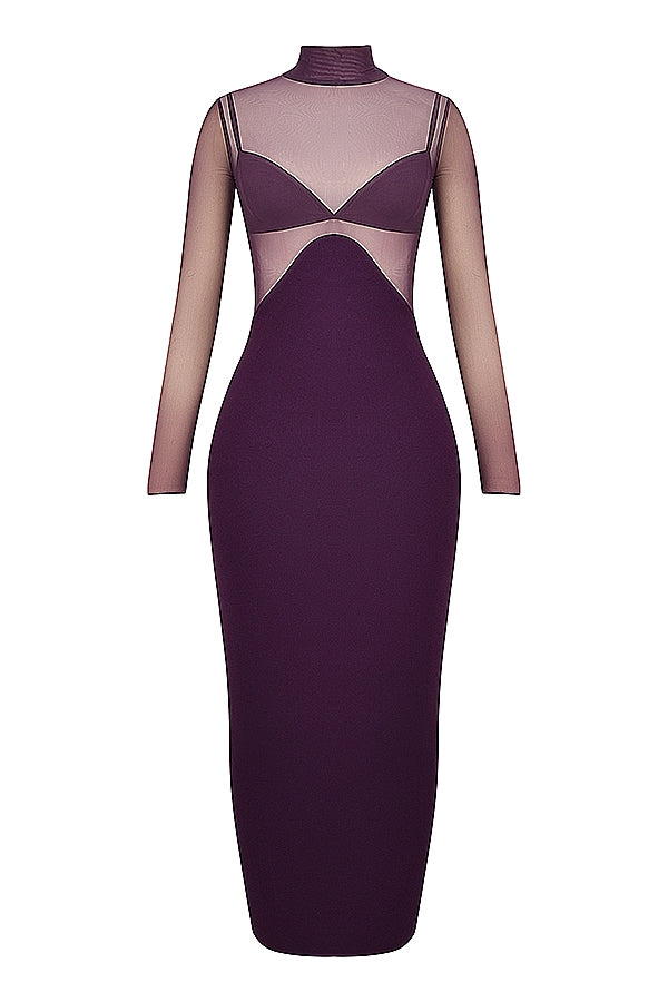 black grape maxi dress