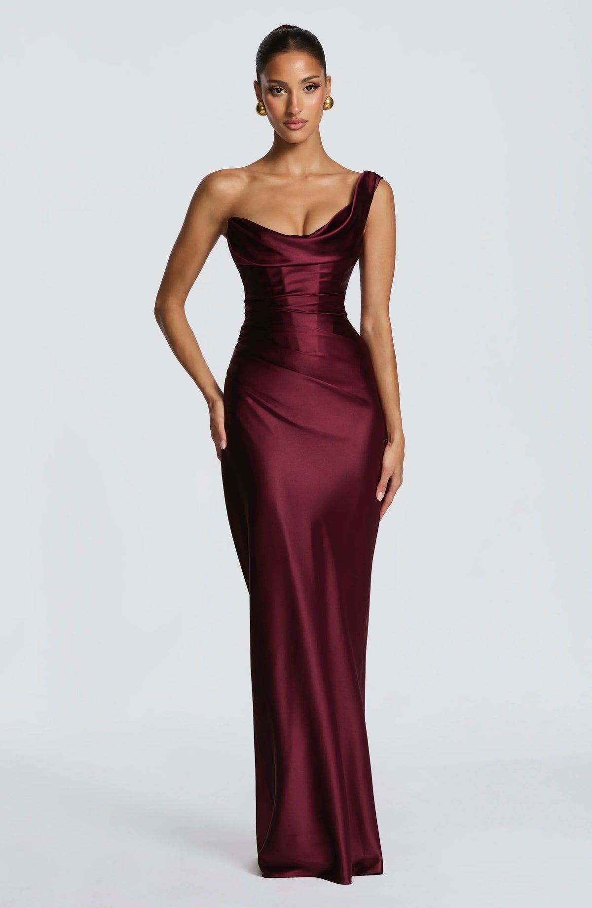Thalassa Maxi Dress - Cherry Lacquer