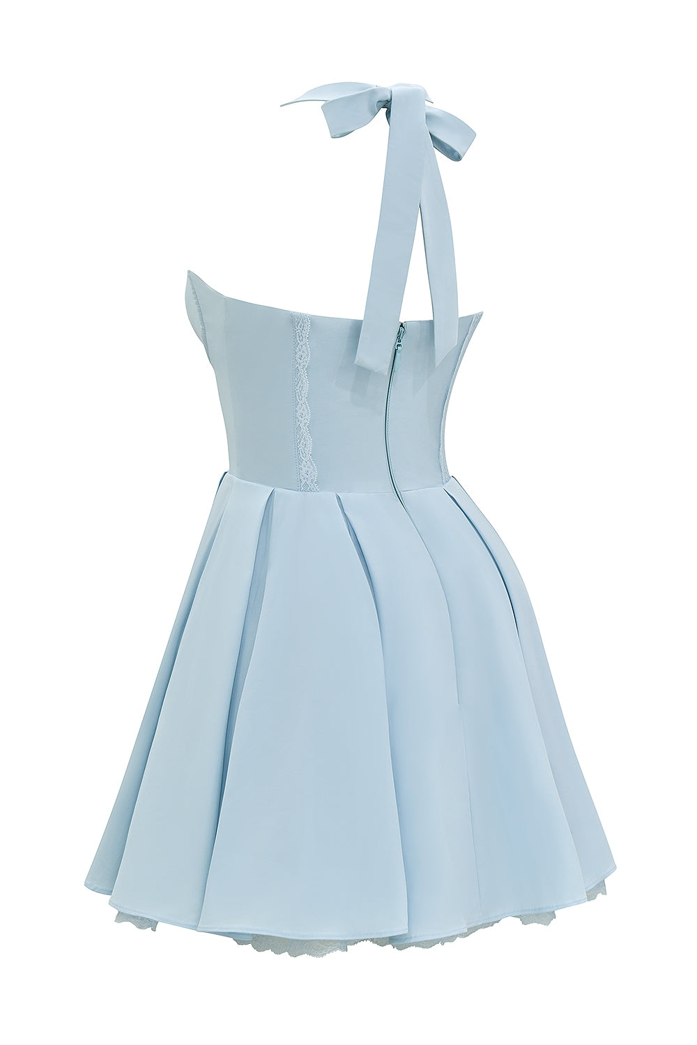 bluebell cotton halter mini dress