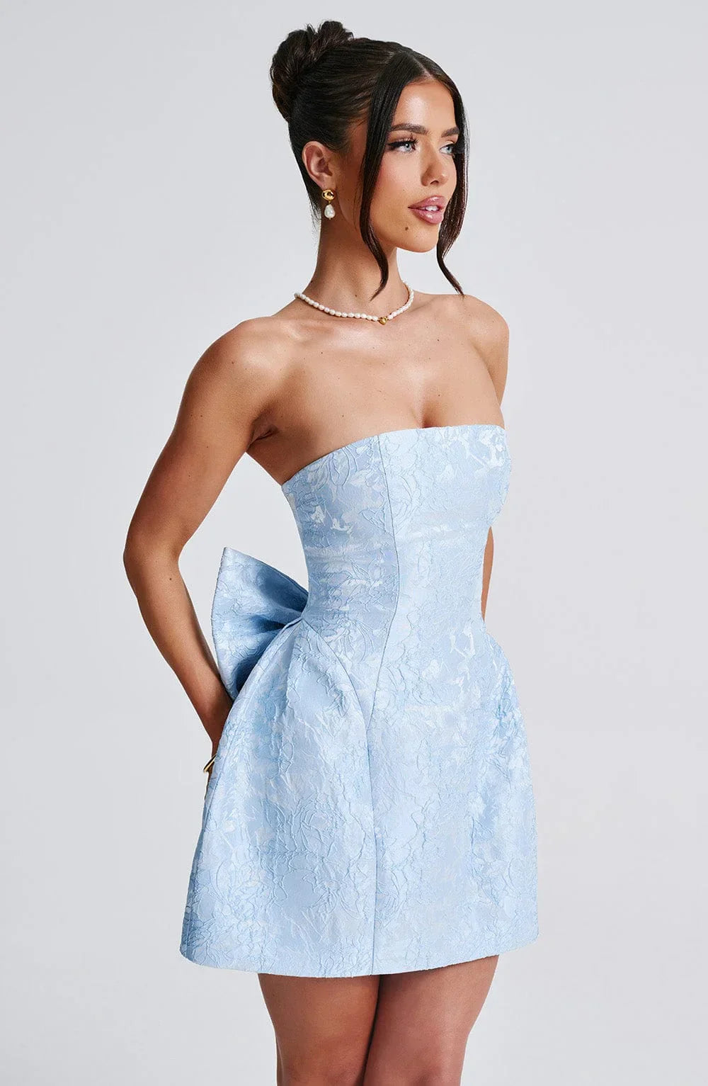Elenora Mini Dress - Blue