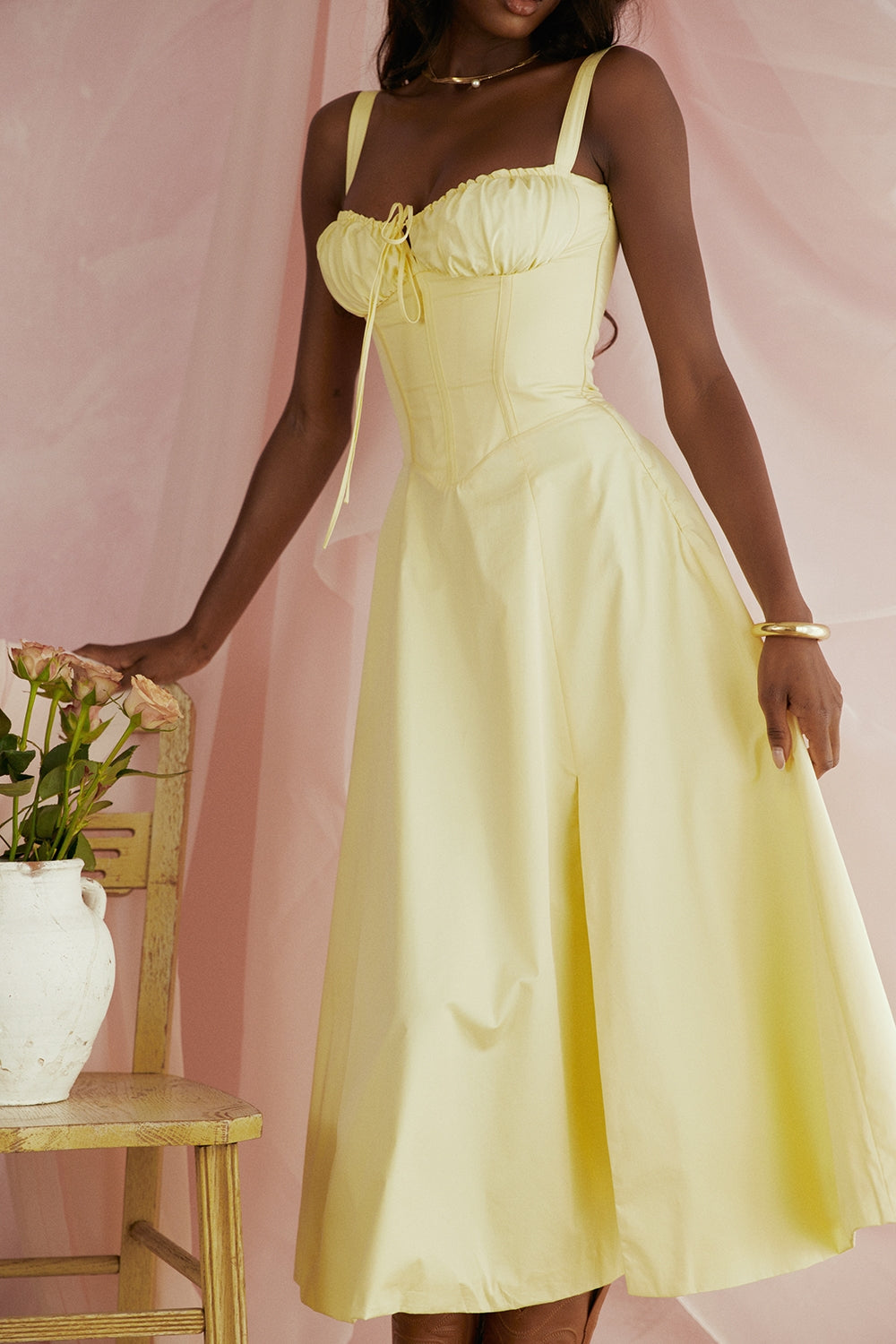 buttercup bustier sundress