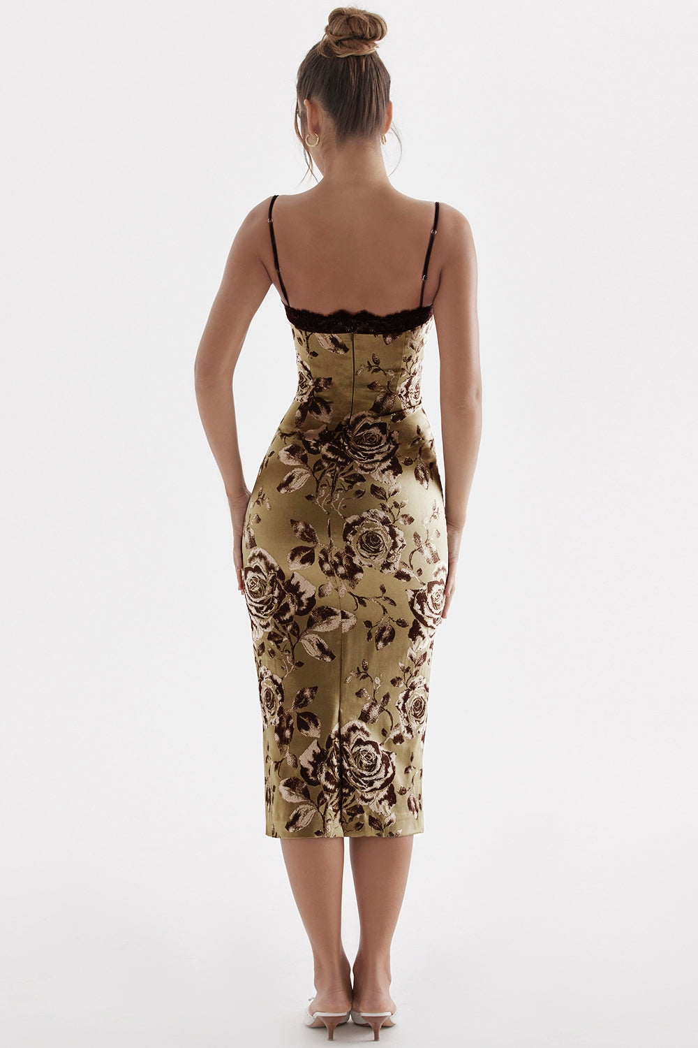 floral print midi dress